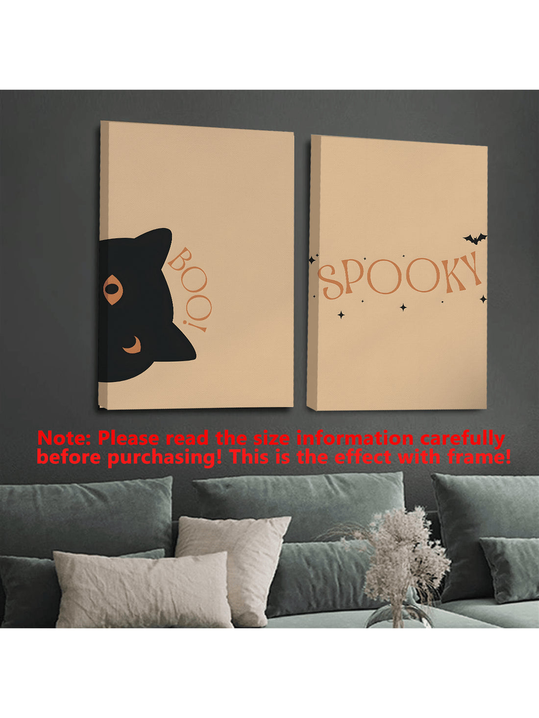 Elevate your fall decor with this Spooky Vintage Halloween Wall Art Set, featuring haunting black cats and bats in classic vintage style. Perfect for creating an eerie yet elegant atmosphere, these prints bring timeless Halloween charm to any room. Crafted to complement seasonal decorations, this set adds a sophisticated touch to your haunted holiday display. Ideal for enthusiasts seeking authentic vintage-inspired Halloween art that enhances the spooky ambiance with subtle artistry.