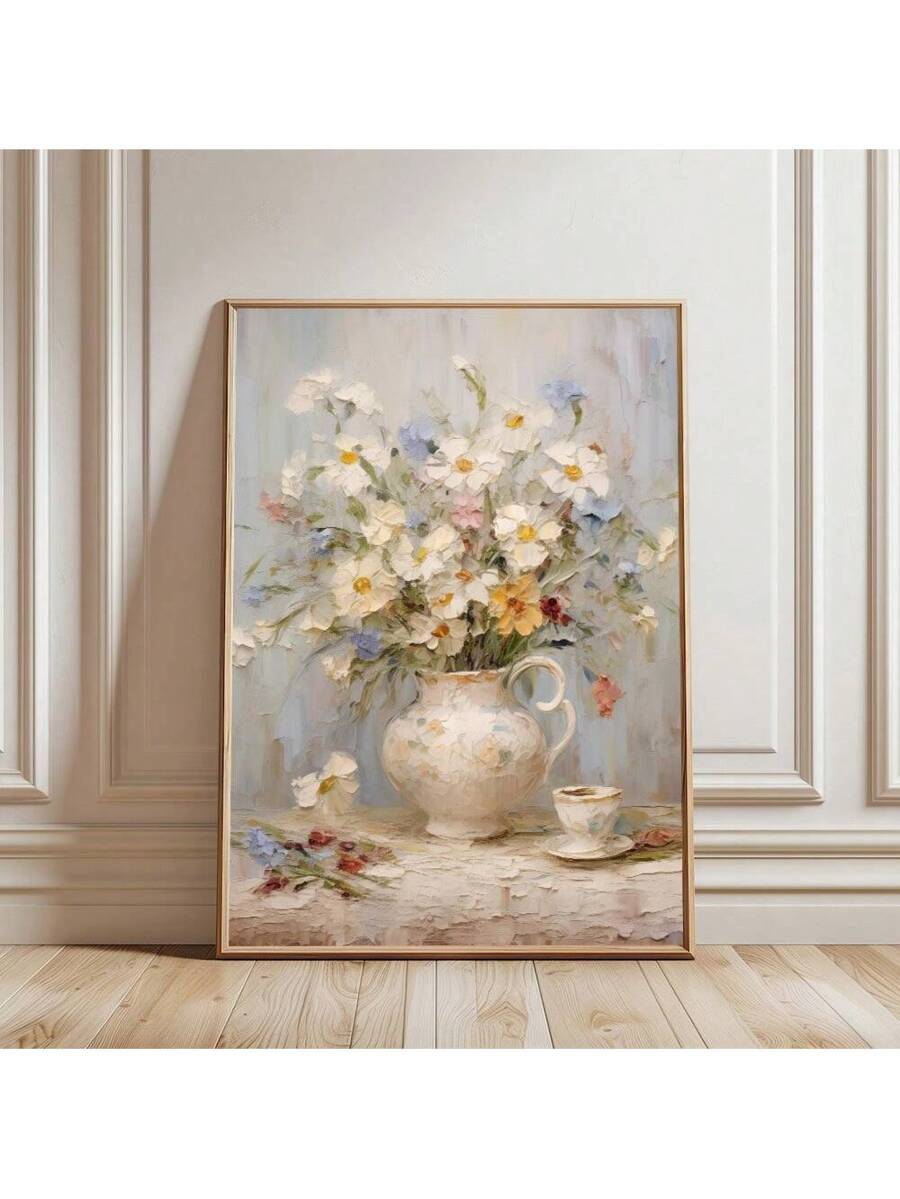 Bring the beauty of spring into your home with this stunning botanical flower art print. Featuring delicate florals in a rustic vintage style, this piece combines timeless charm with contemporary aesthetics. Perfect for living rooms, bedrooms, dining areas, or home offices, it adds warmth and natural elegance to any space. The multicolor design complements modern decor while maintaining a classic appeal. Printed on high-quality canvas, this art print is ready to transform your walls and create a peaceful, i
