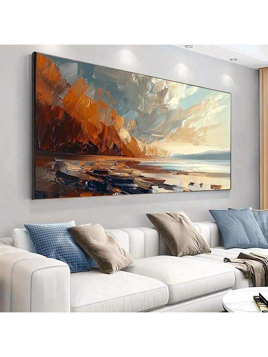 Elevate your space with this stunning 2D landscape and seascape wall art, designed to bring tranquility and sophistication to any home, office, or restaurant. The frameless large print offers a modern, clean look that seamlessly integrates with various decor styles. Crafted for visual impact, this artwork enhances ambiance without overwhelming the room, making it an expert choice for refined interior design.