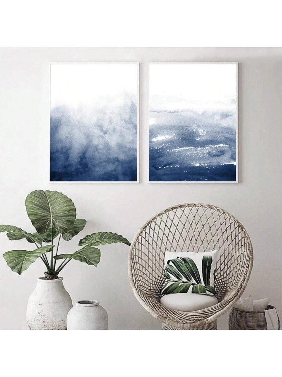 Transform your coastal living space with this stunning blue watercolor abstract canvas art. The fluid brushstrokes and tranquil azure tones evoke the serene beauty of ocean waves, perfectly complementing coastal décor themes. Professionally crafted with premium materials, this statement piece adds sophisticated depth and visual interest to any room while creating a peaceful atmosphere reminiscent of seaside retreats.