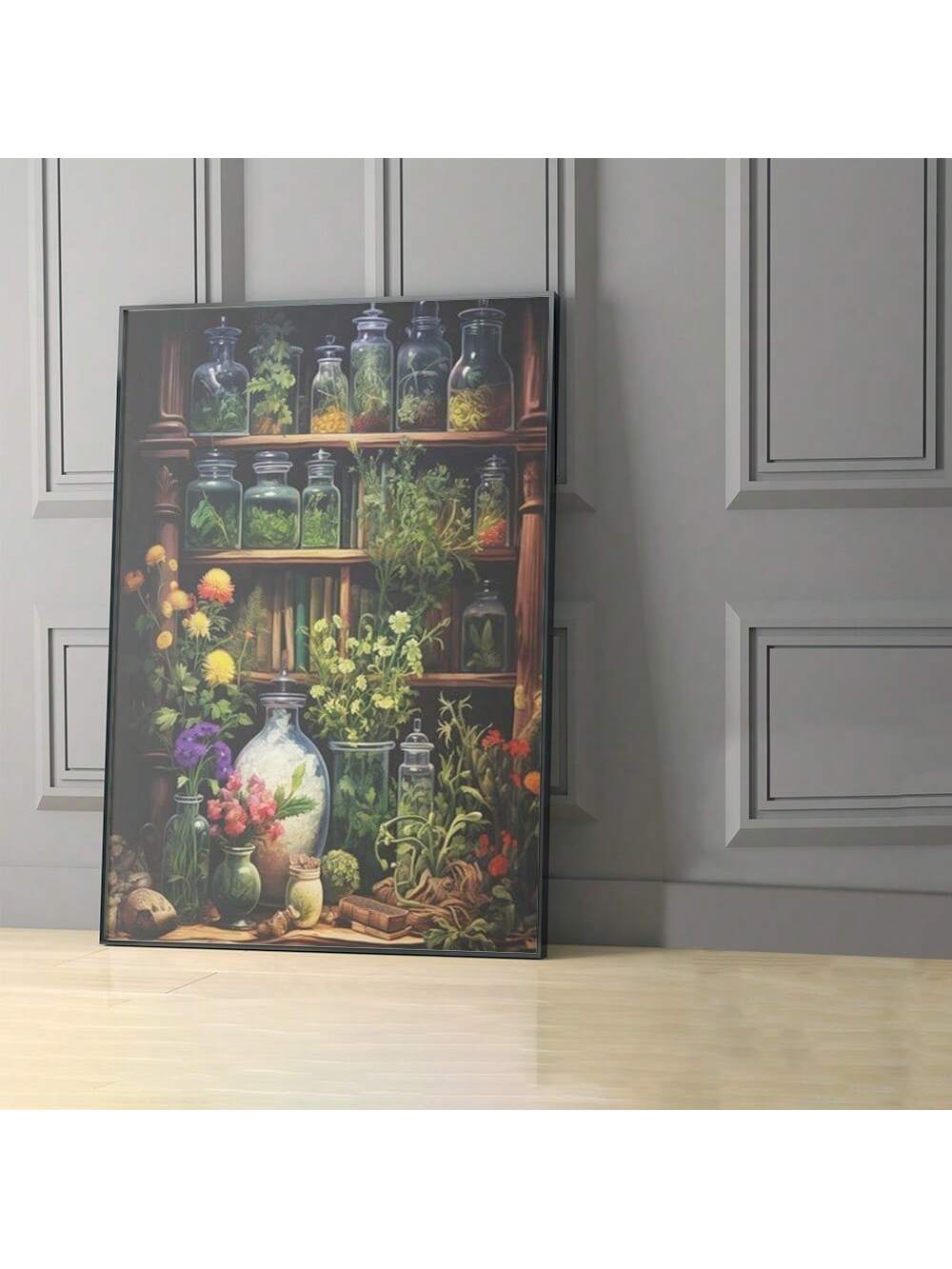 Elevate your living space with this expertly crafted canvas painting featuring a beautifully framed floral design. Its vibrant colors and detailed artistry bring a touch of elegance and freshness to any room. Ideal for enhancing home decor or as a thoughtful gift, this piece suits all occasions, adding timeless charm and sophistication to your environment.