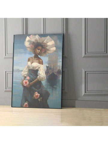 Elevate your living space with this stunning canvas painting featuring delicate roses alongside a serene gondola scene. Expertly crafted, this artwork brings a touch of elegance and tranquility to any room. Its timeless design makes it an ideal decoration for all occasions, enhancing your home’s ambiance with refined beauty and charm.