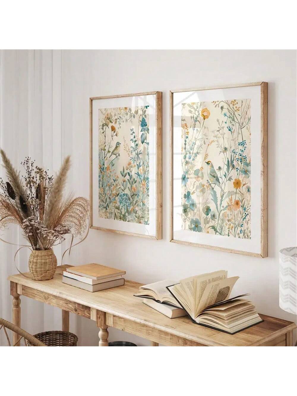 Transform your living space with our exquisite canvas wall art collection, featuring contemporary interpretations of nature's most captivating subjects. Each print showcases meticulously rendered birds and wildflowers in modern artistic styles, designed to elevate any room's aesthetic. Our high-quality canvas construction ensures vibrant colors and lasting durability, while the sophisticated compositions complement both minimalist and eclectic interiors.