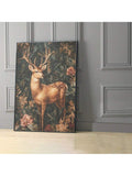 Elevate your living space with this expertly crafted deer and floral canvas art, designed to bring a touch of nature’s elegance into any room. The detailed depiction of the deer surrounded by delicate floral elements creates a harmonious balance, making it a versatile piece suitable for various interior styles. Perfectly framed, this artwork serves as a refined focal point that enhances your home décor for any occasion. Its quality craftsmanship ensures lasting beauty and a sophisticated ambiance.
