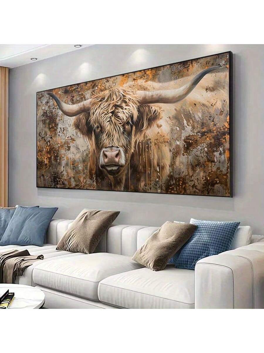 Expertly crafted and charmingly rustic, our Stunning Highlands Cattle Canvas Wall Art is the perfect addition to your living room or bedroom. The beautiful canvas print showcases the iconic Highlands Cattle, adding a touch of farmhouse style to your home. Elevate your decor with this stunning piece.