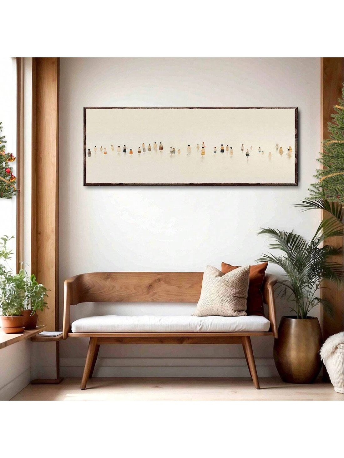 Elevate your space with this minimalist abstract canvas art print, designed to complement modern interiors effortlessly. Its clean lines and subtle color palette bring a sophisticated touch to living rooms, bedrooms, or classrooms. Crafted for versatility, this piece enhances any environment by adding visual interest without overwhelming existing decor. Ideal for those seeking refined, contemporary art that balances simplicity with style.