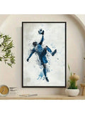 Elevate your space with this stunning modern abstract football canvas art, featuring a vibrant bright blue player design. Perfectly suited for living rooms, bedrooms, or offices, this piece adds a dynamic and contemporary touch to any environment. Crafted to inspire energy and passion, it seamlessly blends sports enthusiasm with artistic expression, making it an ideal focal point for fans and art lovers alike.