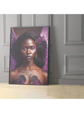 Elevate your living space with this Stunning Purple Wings Canvas Painting, expertly crafted and elegantly framed to enhance any room. Its rich purple hues and graceful wing design bring a sophisticated touch to home décor, making it an ideal centerpiece for special occasions or everyday elegance. Durable and visually striking, this artwork combines artistic finesse with lasting quality, perfect for those seeking refined and meaningful decoration.