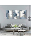 Elevate your space with this stylish 3-piece abstract canvas wall art set, featuring a sophisticated palette of navy and gray. Designed to complement modern and neutral interiors, these pieces bring a refined artistic touch to homes, offices, or as thoughtful gifts. Each canvas showcases unique abstract patterns that add depth and visual interest, enhancing any room with contemporary elegance and subtle color harmony.