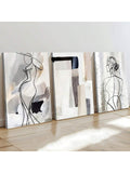 Elevate your home or office decor with our Stylish 3-Piece Unframed Canvas Art Set. Featuring modern abstract line prints, this set adds a touch of sophistication to any space. Made with high-quality materials and designed for easy installation, it's the perfect addition to your interior design.