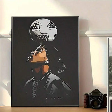 Transform your space with this striking 3D Deep Gold Football Wall Art Poster. Crafted on premium canvas, this frameless design brings modern sports aesthetics to any room—bedroom, living area, or man cave. The waterproof material ensures durability and easy maintenance, while the dimensional gold detailing creates visual depth that catches the light beautifully. Ready to hang and instantly elevate your decor with bold, contemporary style.