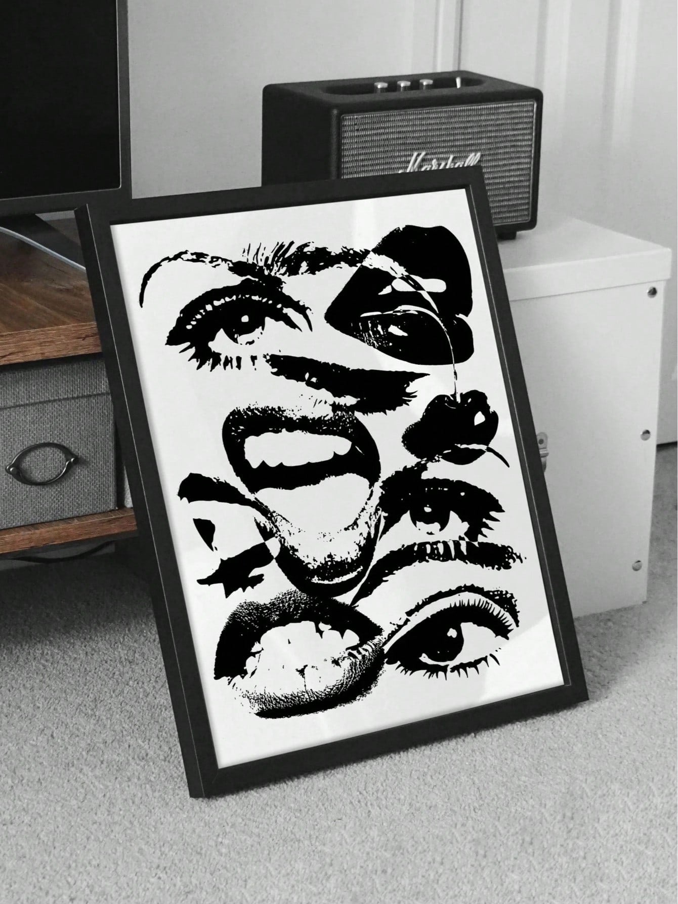 Elevate your interior design with this sophisticated black and white canvas art poster. The minimalist color palette creates a timeless aesthetic that complements any modern décor scheme. Expertly printed on premium canvas, this piece adds depth and visual interest to living spaces, offices, or studios while maintaining an elegant simplicity that design professionals favor for creating balanced, contemporary environments.