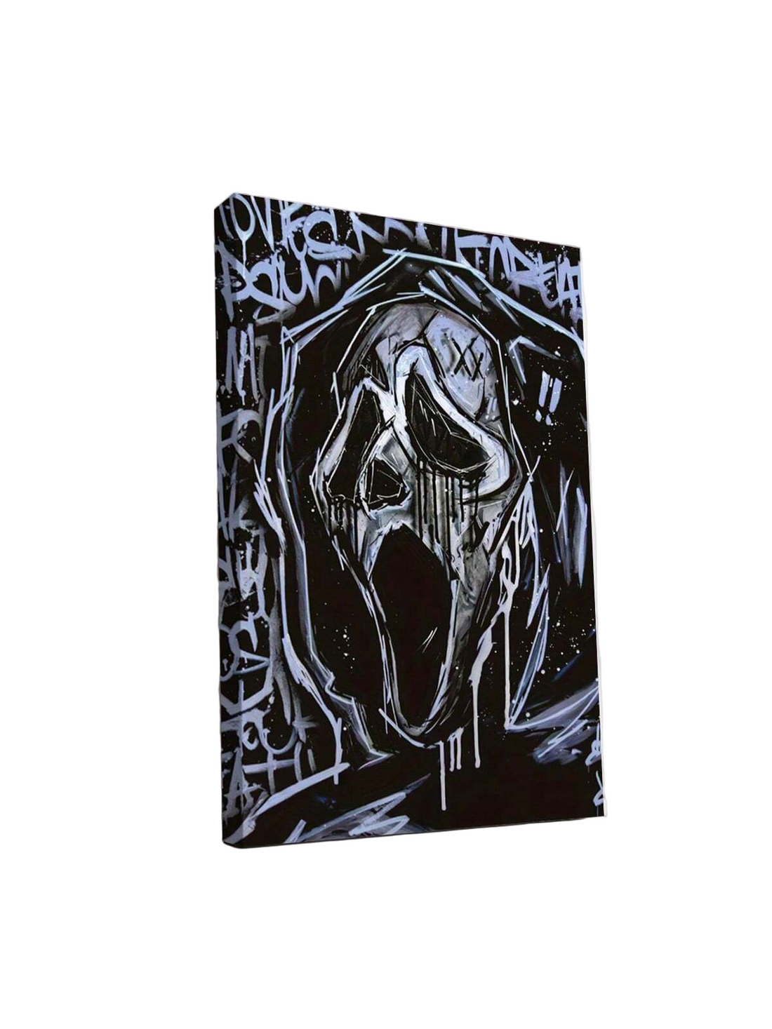 Elevate your modern interior with this stylish black and white cartoon Ghostface wall art poster. Its clean, bold design adds a striking visual accent while complementing contemporary decor themes. Crafted to deliver sharp contrast and lasting quality, this poster is perfect for those seeking to blend playful pop culture elements with a sleek, minimalist aesthetic. Ideal for living rooms, bedrooms, or creative spaces, it enhances ambiance while reflecting your unique taste.