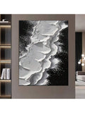 Elevate your living space with this stylish black and white ocean waves canvas art, designed to complement modern home decor. Its monochromatic palette brings a sophisticated, timeless appeal, while the dynamic wave imagery adds a sense of movement and tranquility. Crafted with high-quality materials, this piece offers durability and sharp detail, making it a refined focal point for any room seeking a contemporary coastal touch.