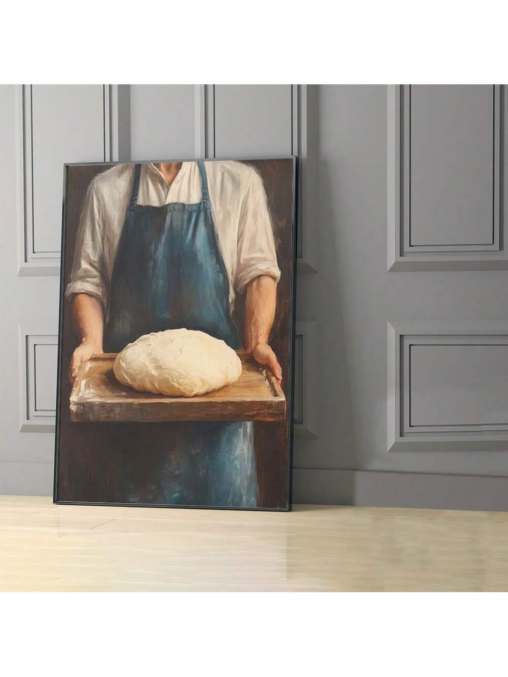 Elevate your living space with this stylish canvas painting, expertly crafted and framed in high-quality wood. Its timeless design complements any décor, making it an ideal choice for enhancing your home ambiance. Durable and visually striking, this piece adds a refined touch to every room and suits a variety of occasions, from casual gatherings to formal settings.