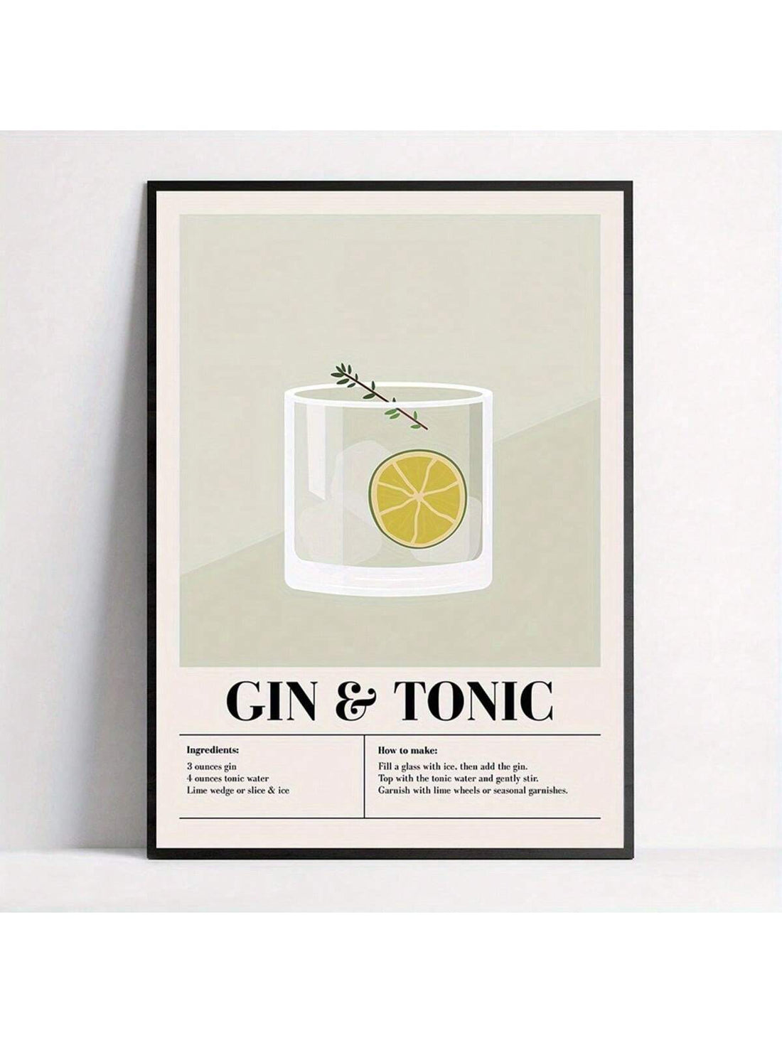 Elevate your space with this Stylish Gin Tonic Cocktail Canvas Art Print, designed to bring a modern and sophisticated touch to any home or office. Featuring a sleek frameless design, this canvas print captures the essence of contemporary decor while celebrating the timeless appeal of a classic gin and tonic. Its clean lines and vibrant imagery make it an ideal focal point, enhancing your environment with subtle elegance and a refined aesthetic. Perfect for cocktail enthusiasts and design aficionados alike.