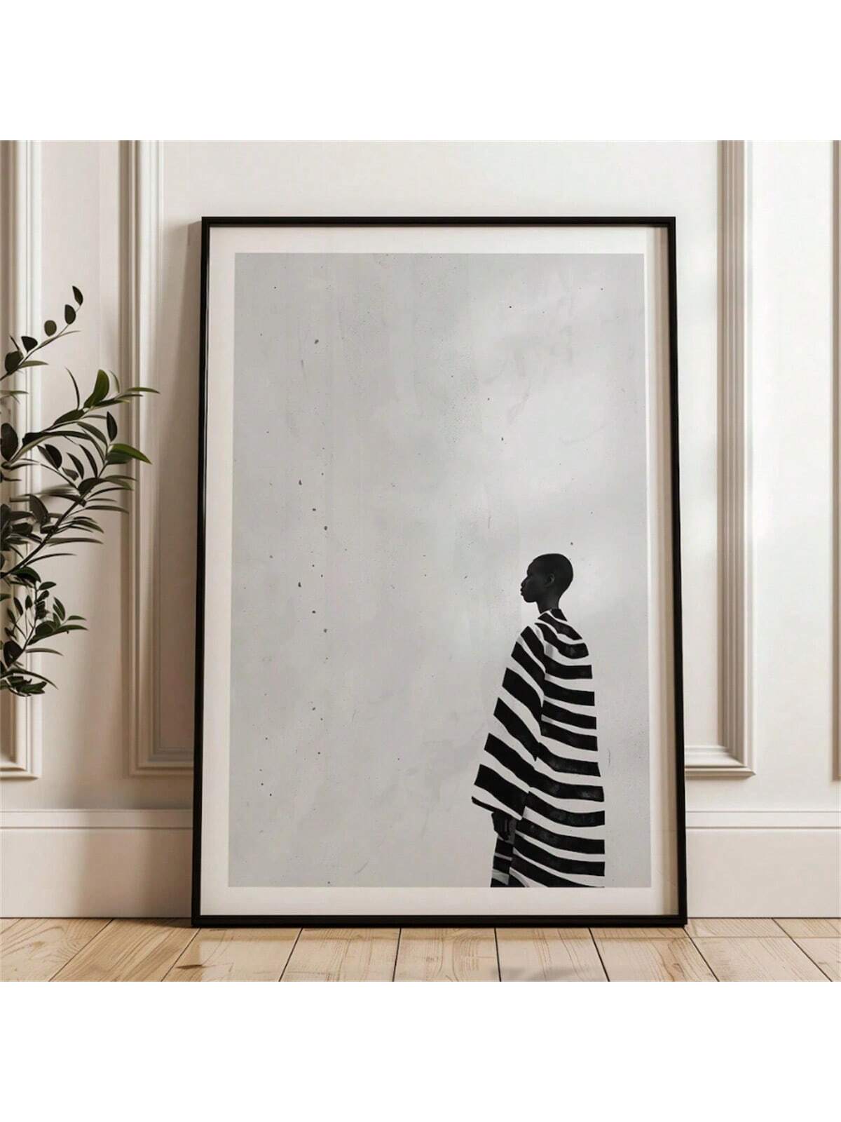 Elevate your living space with this stylish minimalist black and white abstract wall art print. Designed for modern home decor, its clean lines and contrasting tones create a sophisticated focal point that complements any contemporary interior. Crafted to enhance visual interest without overwhelming your space, this print offers a timeless aesthetic that blends seamlessly with diverse design styles. Perfect for adding subtle elegance and artistic flair to your walls.