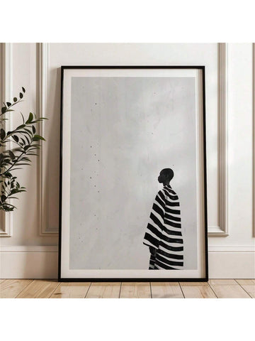Elevate your living space with this stylish minimalist black and white abstract wall art print. Designed for modern home decor, its clean lines and contrasting tones create a sophisticated focal point that complements any contemporary interior. Crafted to enhance visual interest without overwhelming your space, this print offers a timeless aesthetic that blends seamlessly with diverse design styles. Perfect for adding subtle elegance and artistic flair to your walls.