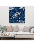 Transform any room into a stylish and trendy space with our sea shark canvas wall art. Perfect for living rooms, bedrooms, and offices, this art piece adds a modern touch to your home decor. Made with high-quality materials, it is a perfect addition to elevate any space.