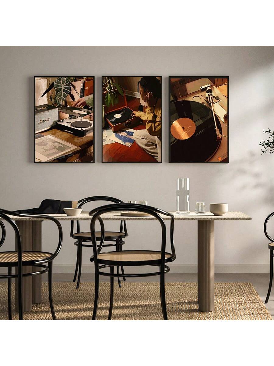 Add a touch of vintage charm and music nostalgia to your home with our Stylish Vintage Record Canvas Prints. Featuring eclectic wall art, these prints are perfect for music lovers looking to elevate their home decor. Made on high-quality canvas, these prints will bring a unique and timeless vibe to any room.