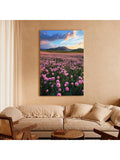 Elevate your home decor with our Sunset Meadow Canvas Wall Art, featuring an enchanting floral print that exudes elegance. Made with high-quality canvas, this artwork adds a touch of sophistication to any room. Transform your space with this stunning piece that captures the beauty of nature.