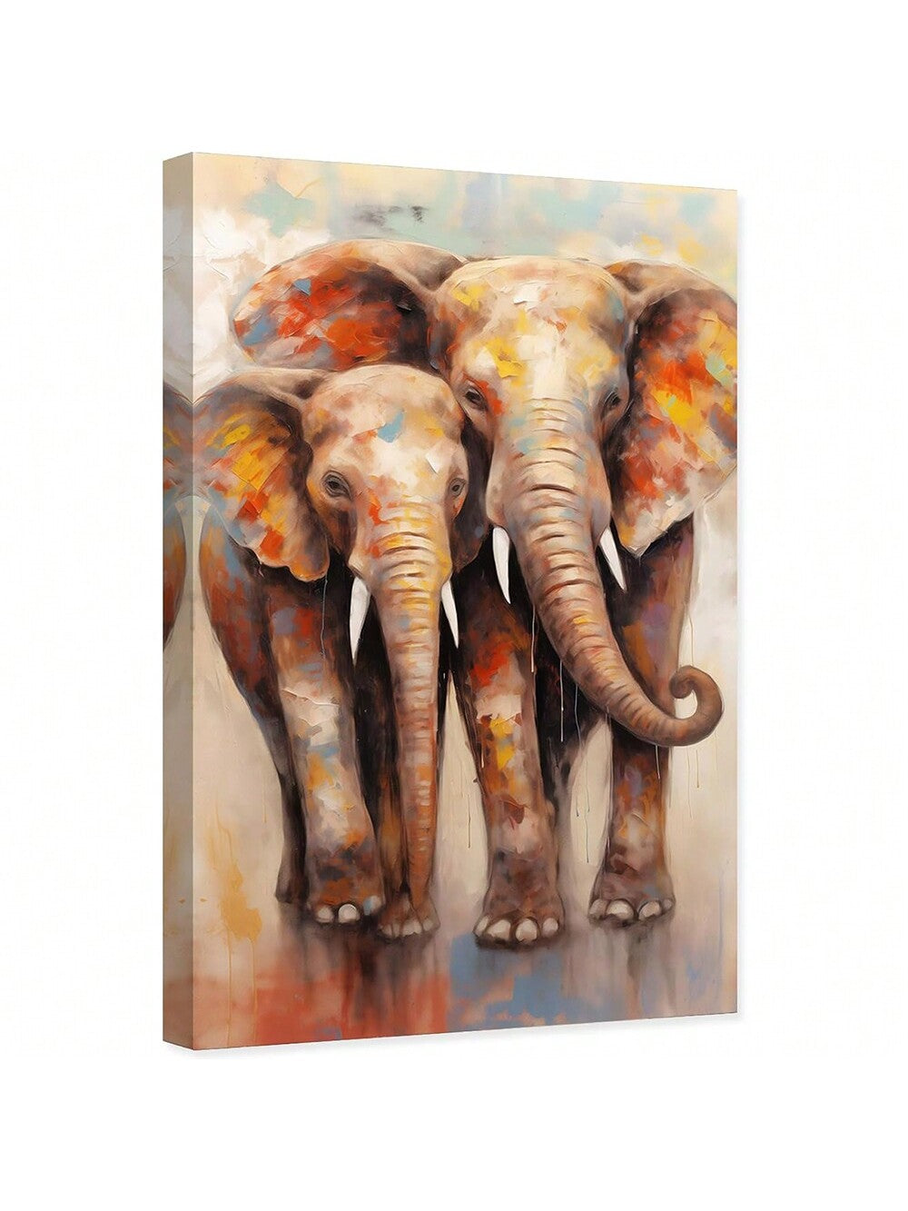 Transform your home or office decor with our stunning Sunset Safari canvas wall art. Featuring a majestic elephant set against a breathtaking sunset, this hand-crafted piece adds a touch of nature and serenity to any room. Elevate your space with this beautiful and unique addition.