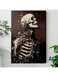 Elevate your interior with this Surreal Skull and Plants Framed Canvas Poster, a distinctive piece that blends edgy artistry with natural elements. Perfectly suited for living rooms, bedrooms, or bathrooms, this artwork introduces a thought-provoking focal point that complements modern and eclectic decor styles. The high-quality framing ensures durability and a polished finish, making it an expert choice for those seeking unique, conversation-starting wall art.