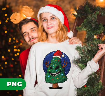 Horror Xmas, Christmas Tree, Horror Xmas Tree, Xmas Hat, Digital Files, Png Sublimation