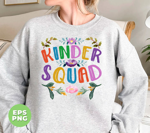 Kindergarten teacher gift PNG digital desigKinder SQUAD, Kindergarten Teacher, Gift For Teacher, Hello School, Cute School, Teacher Gift, Digital Files, Png Sublimationn