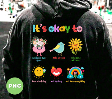It's Okay To Make Some Mistakes, Mental Health Matters, Healing Gift, Digital Files, Png Sublimation