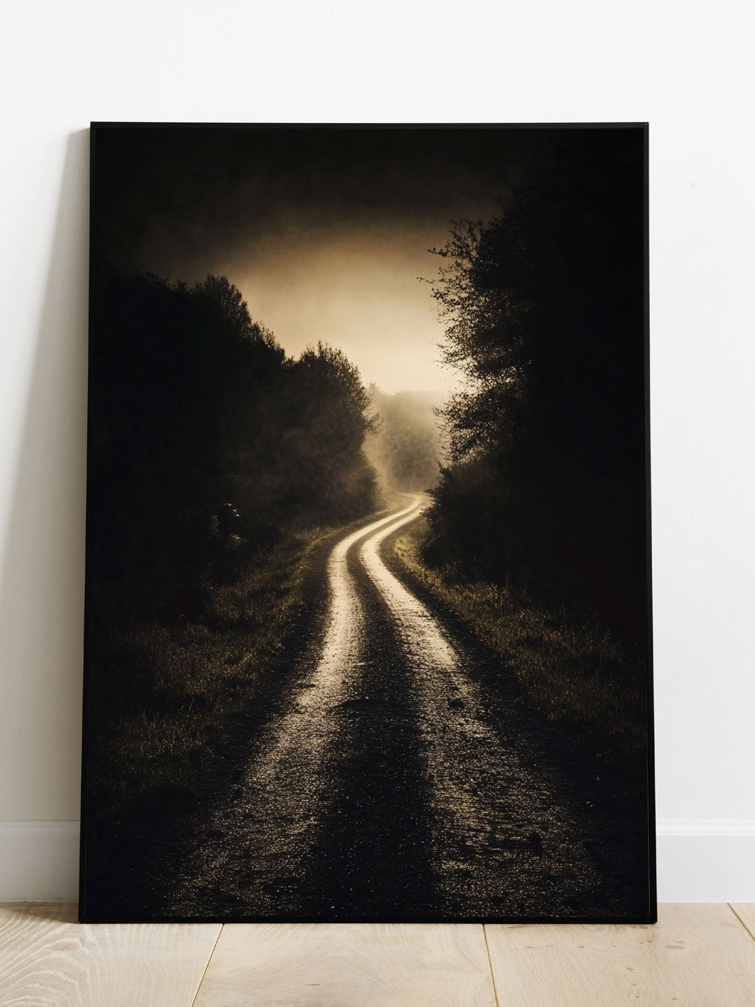 Add a touch of warmth and nature to your living space with The Long Road At The End Of The Sun Canvas. This beautiful and serene poster wall art is perfect for any room in your home, providing a calming and inviting atmosphere. With no frame necessary, it's easy to incorporate into your existing decor.