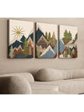 Infuse your living space with inspired calmness with our Tranquil Faith 3-piece wall art set. Featuring Christian Boho designs on mid-century modern canvas posters, this framed set brings stylish serenity to any room.