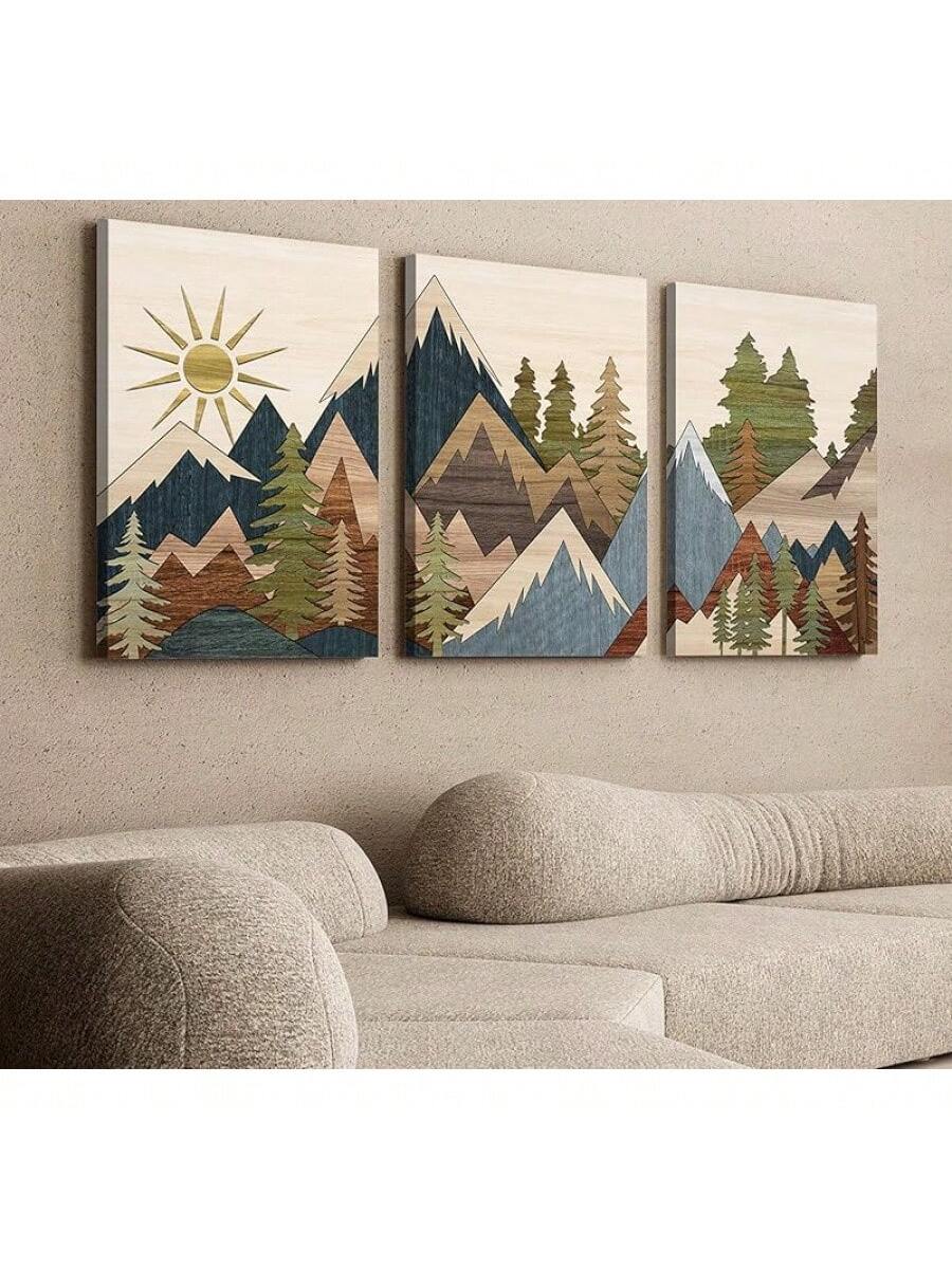 Infuse your living space with inspired calmness with our Tranquil Faith 3-piece wall art set. Featuring Christian Boho designs on mid-century modern canvas posters, this framed set brings stylish serenity to any room.