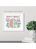 Inspire daily growth with this striking motivational poster featuring an empowering message in multicolor lettering. Available as both framed and unframed canvas options, it's ideal for classrooms, counseling offices, or professional workspaces. The waterproof canvas ensures lasting durability and vibrant colors that won't fade. Its simple, clean design complements any décor style while delivering a powerful reminder to embrace challenges and