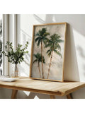 Bring the serene beauty of the coast into your space with this Tropical Palm Trees Wall Art. Featuring a calming beach scene, this print evokes relaxed summer vibes, perfect for creating a tranquil atmosphere in any room. Expertly designed to complement coastal and tropical decor, it adds a touch of nature’s elegance while promoting a peaceful, laid-back ambiance. Ideal for living rooms, bedrooms, or offices seeking a refreshing, beach-inspired aesthetic.