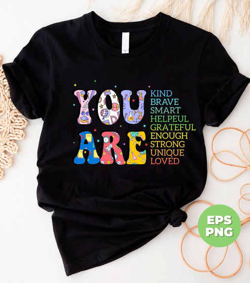 You Are Kind, Teacher Appreciation, Love Teacher, School Doodle, Back To School, Digital Files, Png Sublimation