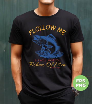 Christian Gift, Jesus Lover, Christmas Easter, Retro Boho, Love Fishing, Fishers Of Men, Digital Files, Png Sublimation