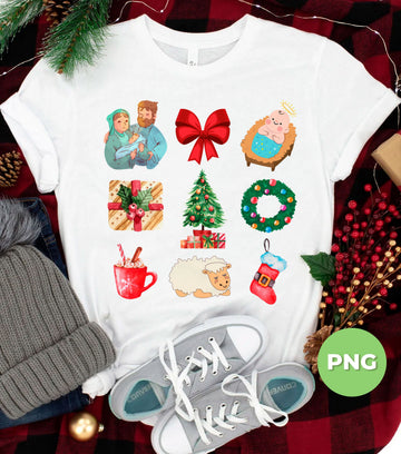 Christ Gift, Christmas Gift, Merry Christmas, Trendy Christmas, Digital Files, Png Sublimation