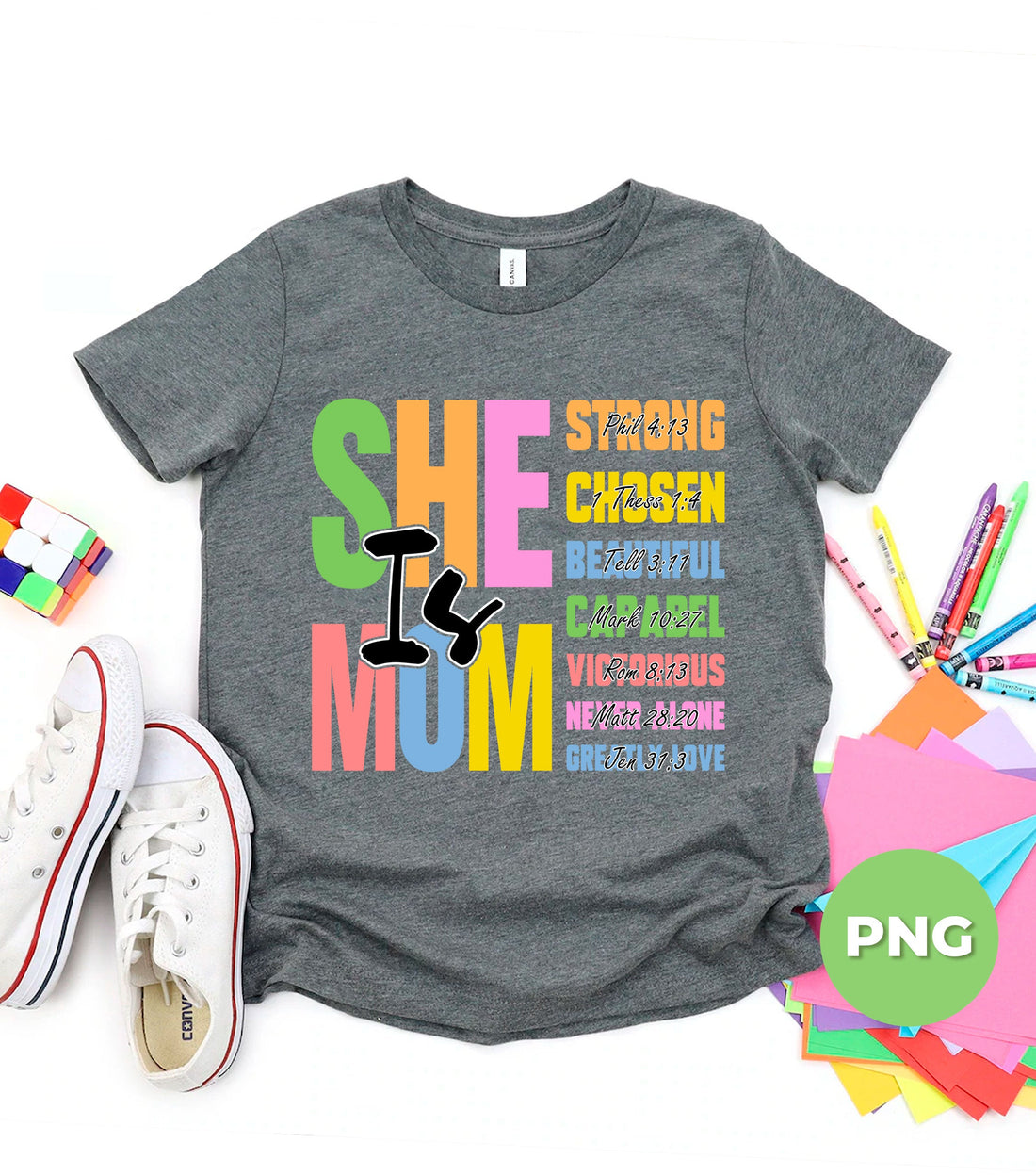 She Is Mom, Mother's Day Gift, Blessed Mom, Retro Mom Quote, Digital Files, Png Sublimation