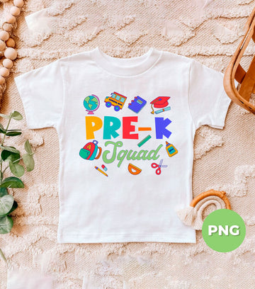 Pre-K Squad, Love Pre K, Pre-Kindergarten, Love Kid, Digital Files, Png Sublimation