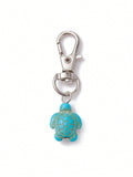 This turquoise turtle keychain is more than just a stylish accessory - it's your loyal emotional support companion for every journey. Attach it to your keys or bag to remind yourself that you are never alone. Made with durable materials, it's perfect for travel and everyday use.
