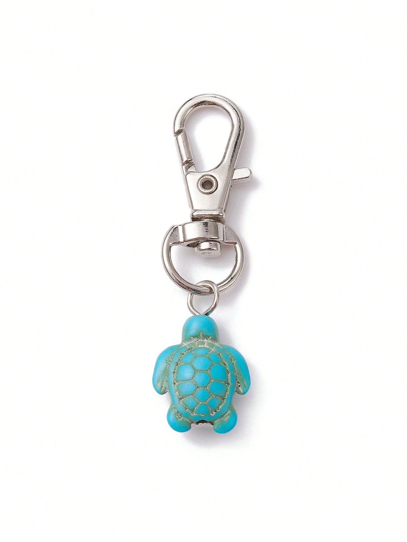This turquoise turtle keychain is more than just a stylish accessory - it's your loyal emotional support companion for every journey. Attach it to your keys or bag to remind yourself that you are never alone. Made with durable materials, it's perfect for travel and everyday use.