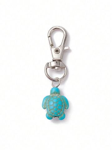 This turquoise turtle keychain is more than just a stylish accessory - it's your loyal emotional support companion for every journey. Attach it to your keys or bag to remind yourself that you are never alone. Made with durable materials, it's perfect for travel and everyday use.