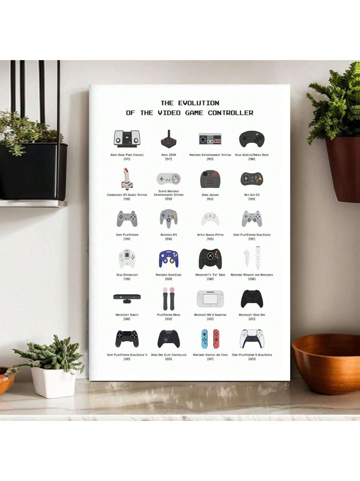 Transform your space into the ultimate gamer's sanctuary with our dynamic video game posters. Featuring stunning graphics and iconic characters, these posters will elevate your room to epic levels. Perfect for a room makeover or a finishing touch, these posters are a must-have for any gaming enthusiast.
