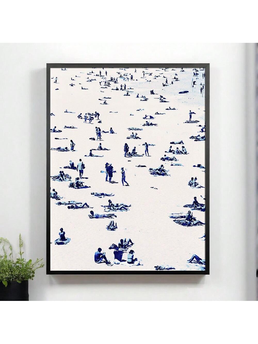 Enhance your living space with this unframed blue vintage coastal wall art poster, perfect for adding a serene summer beach vibe to dorms and bedrooms. Its timeless design captures the essence of coastal charm, creating a calming atmosphere that complements various decor styles. Ideal for those seeking subtle yet impactful aesthetic accents, this poster brings a touch of tranquility and nostalgia to any room.