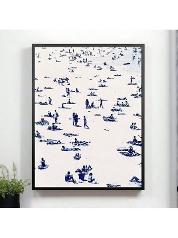 Enhance your living space with this unframed blue vintage coastal wall art poster, perfect for adding a serene summer beach vibe to dorms and bedrooms. Its timeless design captures the essence of coastal charm, creating a calming atmosphere that complements various decor styles. Ideal for those seeking subtle yet impactful aesthetic accents, this poster brings a touch of tranquility and nostalgia to any room.