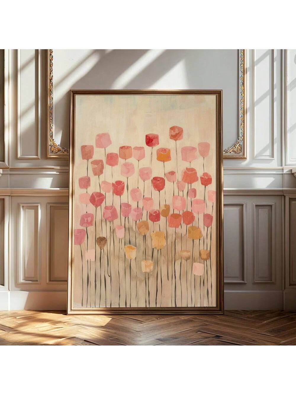 Elevate your home decor with our Unframed Japandi Vintage Botanical Wall Art. This Mid-Century Floral Canvas Print features a timeless design that adds a touch of elegance and sophistication to any room. Bring a taste of nature into your modern home with this vintage-inspired piece.