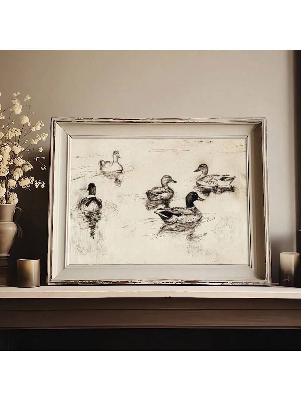 Elevate your home décor with this unframed Retro Duck Sketch Poster, expertly designed to complement minimalist and rustic farmhouse interiors. Its clean, understated lines capture a vintage charm, making it an ideal accent piece for living spaces, kitchens, or offices. Crafted on high-quality canvas paper, this poster offers durability and a timeless aesthetic without the bulk of framing, allowing for versatile display options. Perfect for those seeking subtle, nature-inspired artwork that blends seamlessl