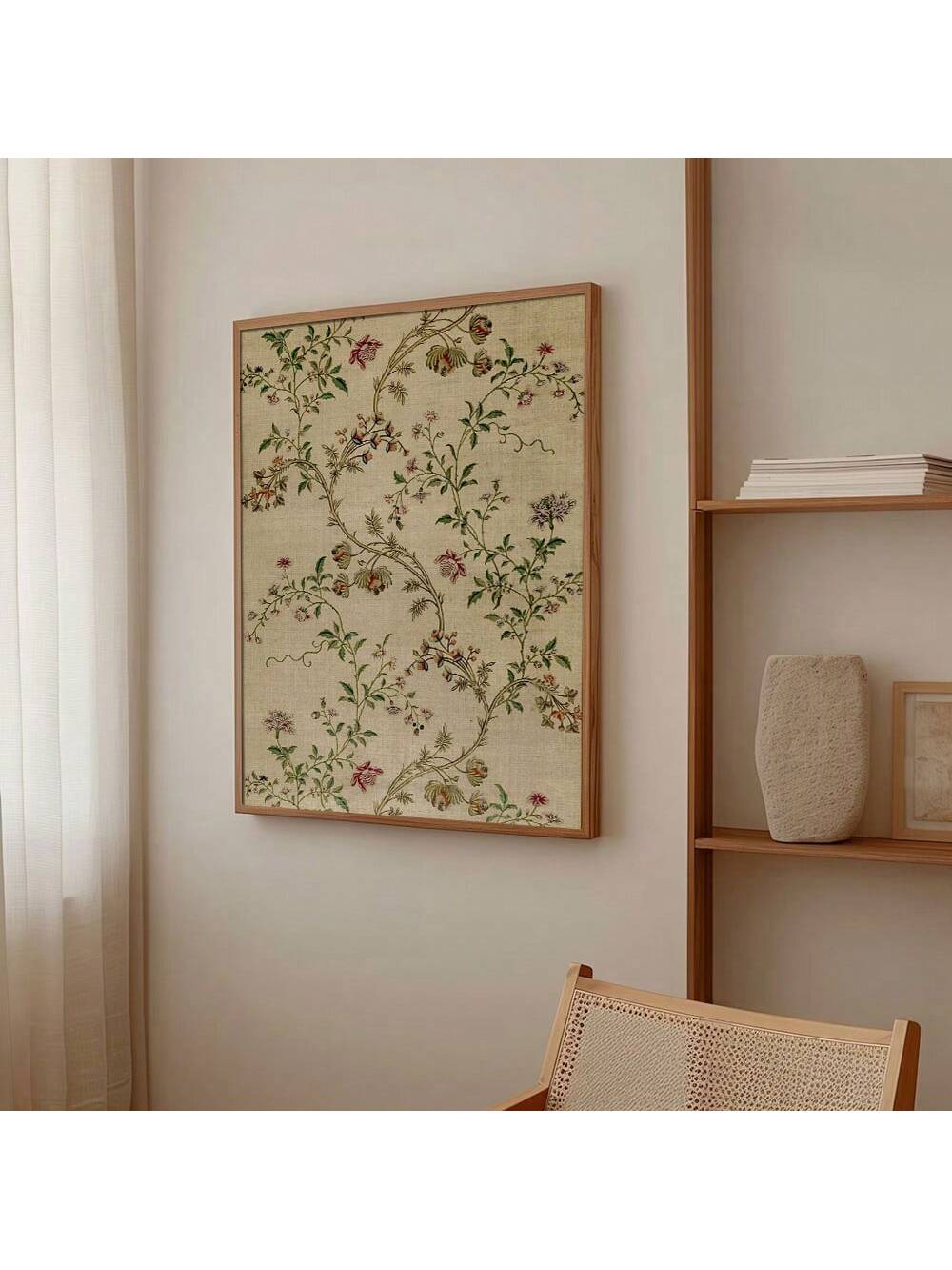 Elevate your home decor with our Unframed Vintage Botanical Flower Canvas Print. This minimalist wall art boasts a classic design with a modern twist, adding a touch of elegance to any room. Expertly crafted, this canvas print is a perfect addition to your home decor.
