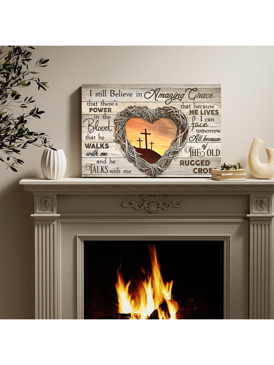 Transform your home into a place of inspiration with our Uplifting Faith wall art. Crafted on canvas and framed for a polished look, this piece features a powerful message to uplift your spirits and add a touch of beauty to any room. Bring peace and motivation to your space.